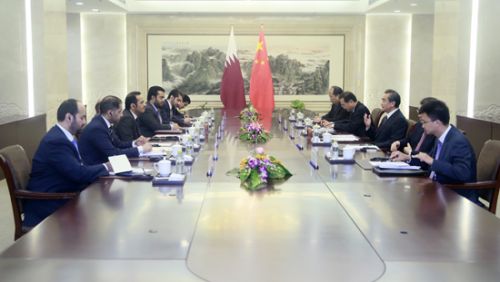 王毅会见卡塔尔外交大臣：再谈海湾危机