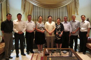 中国驻约旦大使与在约华侨华人座谈共迎开斋节