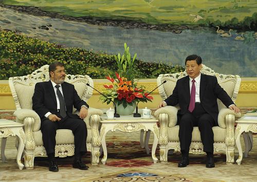 习近平会见埃及总统穆尔西