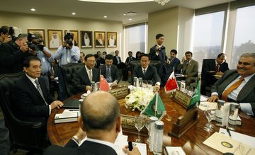 杨洁篪会见海湾合作委员会成员国代表