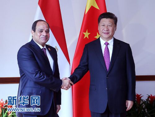 习近平会见埃及总统塞西