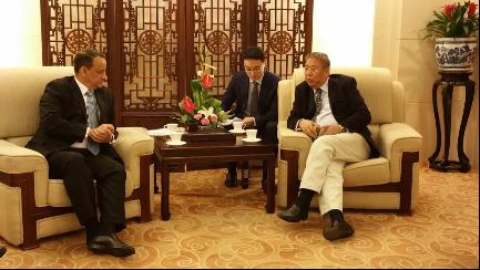 中国中东问题特使宫小生会见联合国秘书长也门问题特使艾哈迈德