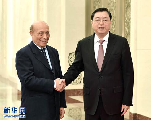 张德江与哈利法举行会谈:全方位推进中阿合作
