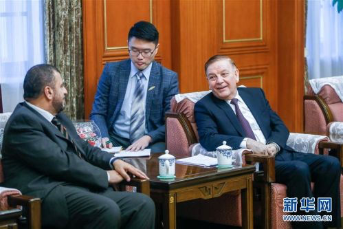 艾力更·依明巴海会见阿曼中国友好协会代表团