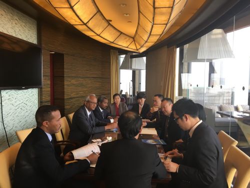 中国阿拉伯交流协会副会长秦勇会见苏丹石油部部长阿瓦德