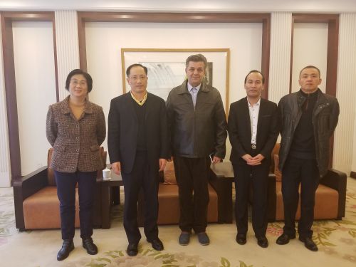浙江省政府外事侨务办公室副主任陈安莫丽丽会见秦勇一行