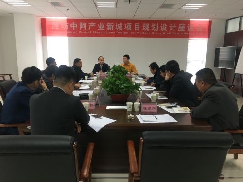 潍坊中阿产业新城项目规划设计座谈会在潍坊举行