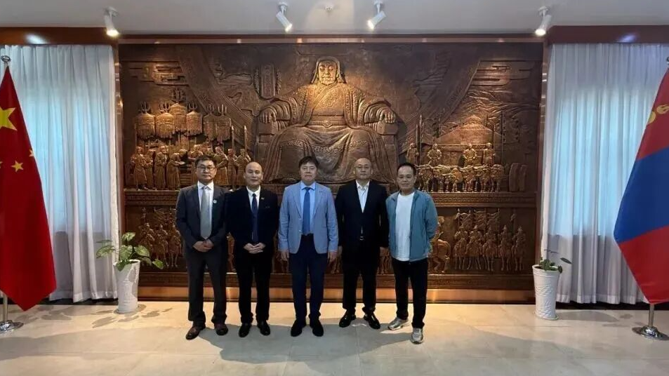 中阿网走进蒙古国驻华大使馆，探讨大宗贸易及数字经济合作