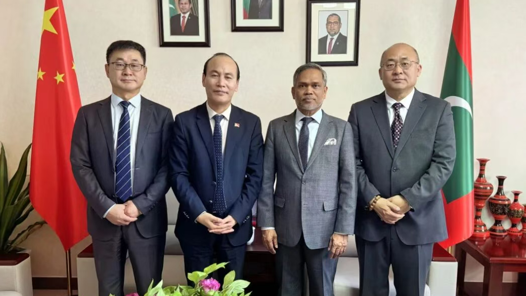 中阿网拜会马尔代夫驻华大使 推进无土栽培项目合作