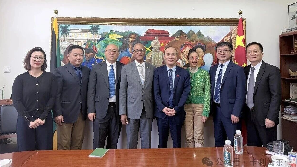 中阿网拜会牙买加驻华大使、加勒比国家驻华使团团长亚瑟·威廉姆斯